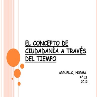 El concepto de ciudadanía a través ...