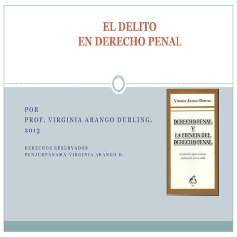 El concepto de delito en derecho penal (1)