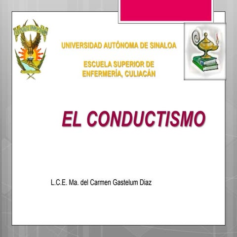 El conductismo