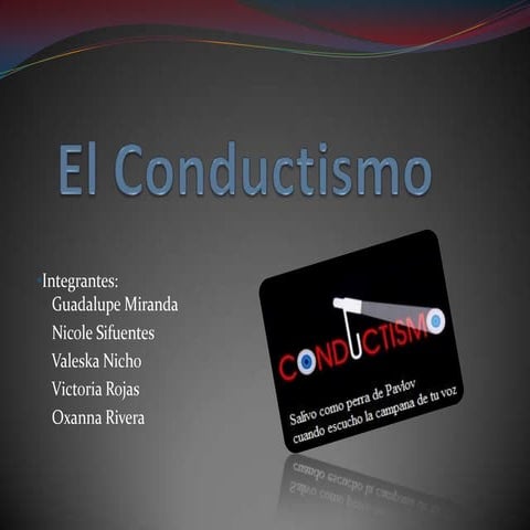 El conductismo  123344u