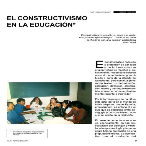 El aprendizaje constructivista (c) | PPTX