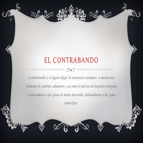 El contrabando