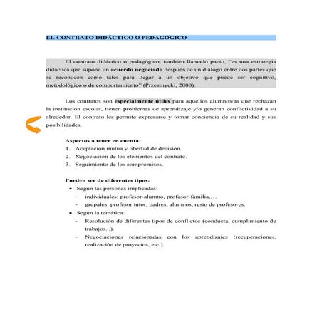 El Contrato DidáCtico O PedagóGico