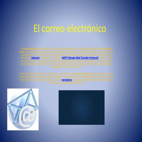 El correo electrónico