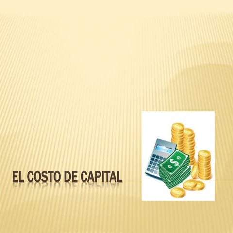 El costo de capital