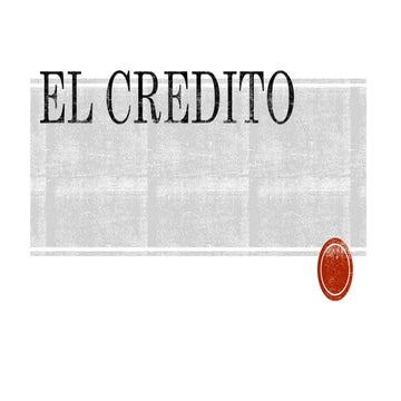 El credito