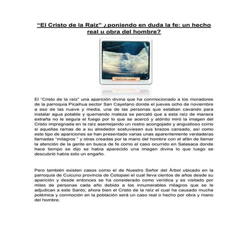 El cristo de_la_raíz