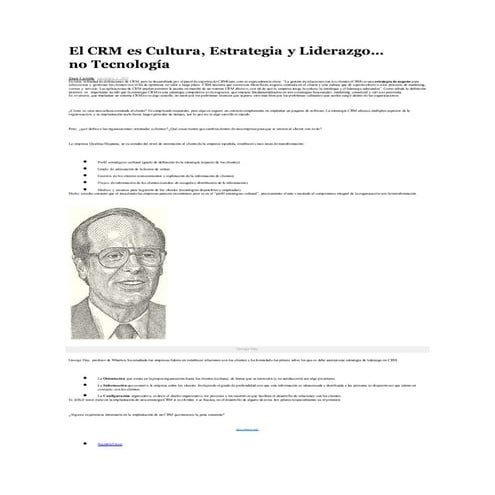 El CRM es Cultura