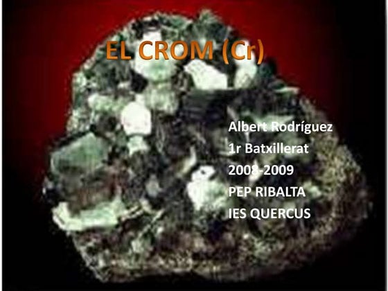 El crom | PPTX