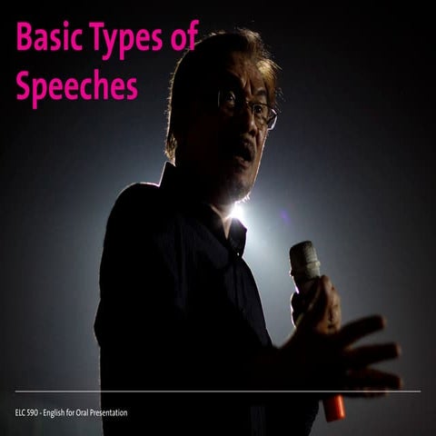 Type of Speeches