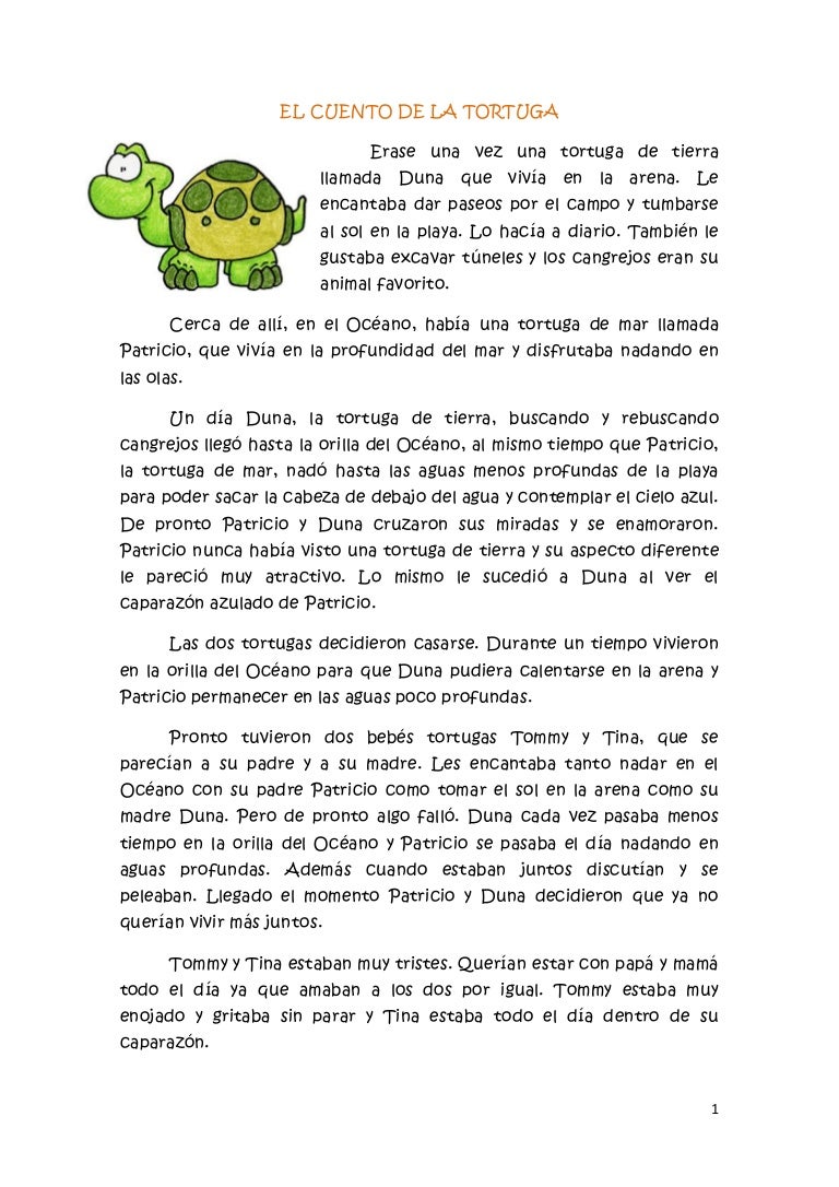 El cuento de la tortuga