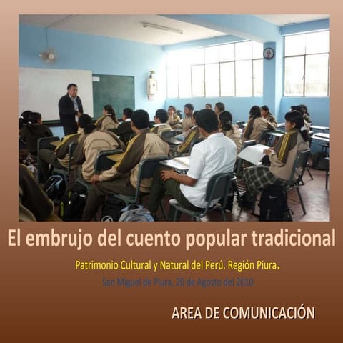 El cuento de la tradicon popular