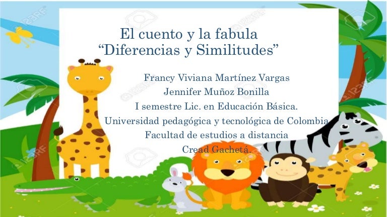 El cuento y la fabula