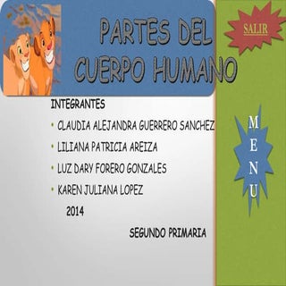 PARTES DEL CUERPO EN INGLES