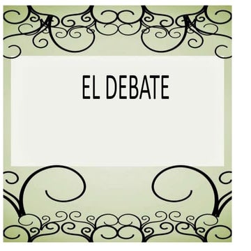 El debate