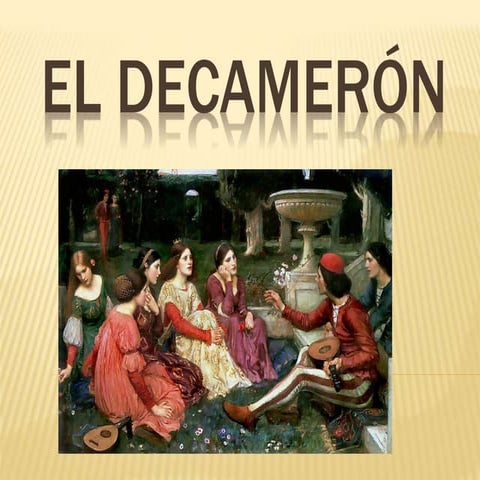 7.1 El decamerón