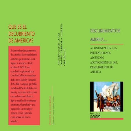 El decubriento de america triptico