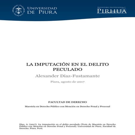 El delito de peculado_IAFJSR