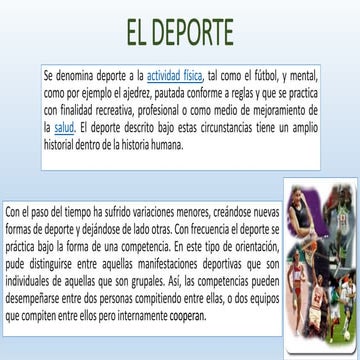 Historia y origen del deporte | PPTX