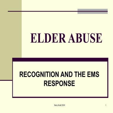 Elder abuse