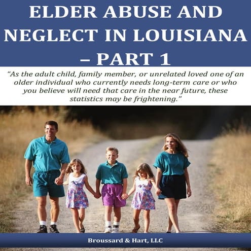Elder Abuse and Neglect in Louisiana
