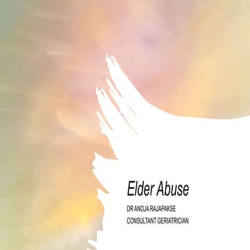 Elder abuse 