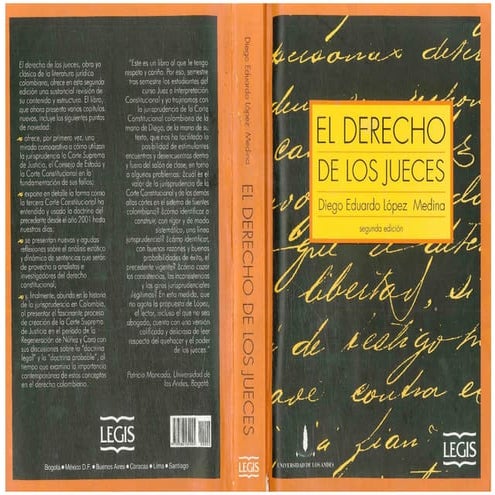 El derecho de los jueces (Diego López Medina).pdf - Document Preview
