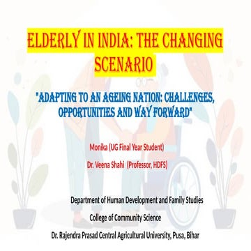 Elderly in India: The Changing Scenario.pptx