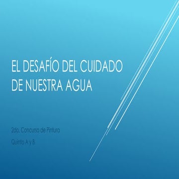 El desafío del cuidado de nuestra agua