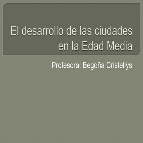 El desarrollo de las ciudades Ed.Media
