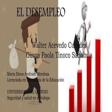 El desempleo diapositivas