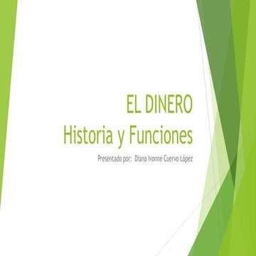 El dinero y sus funciones | PPTX