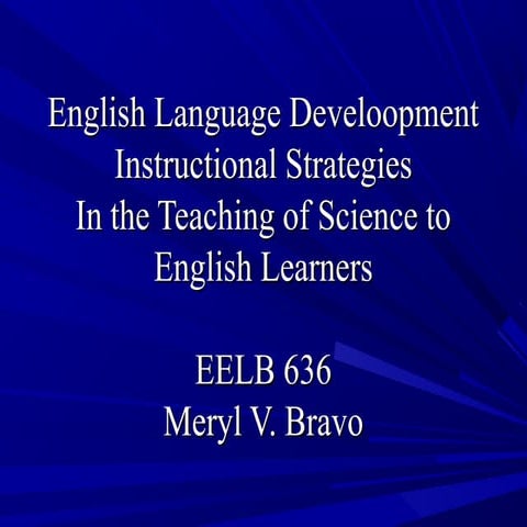 English Language Development