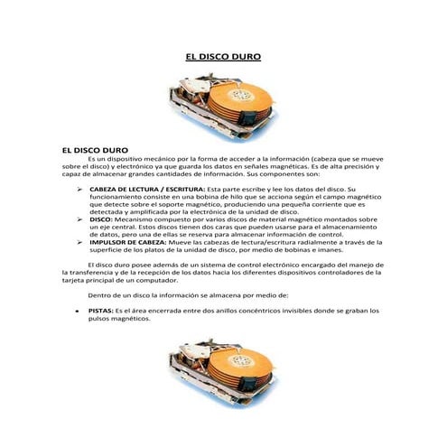 El disco duro