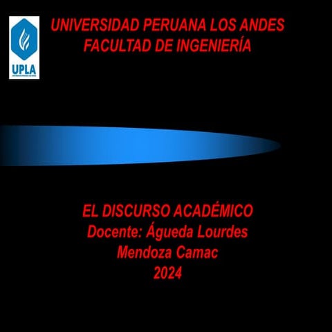 EL DISCURSO DEFINICIÓN, ESTRUCTURA-2024.ppt