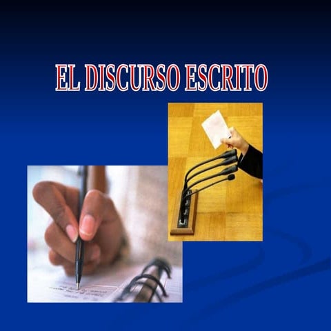 El Discurso Escrito