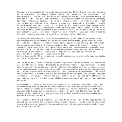 El docente frente a las tic