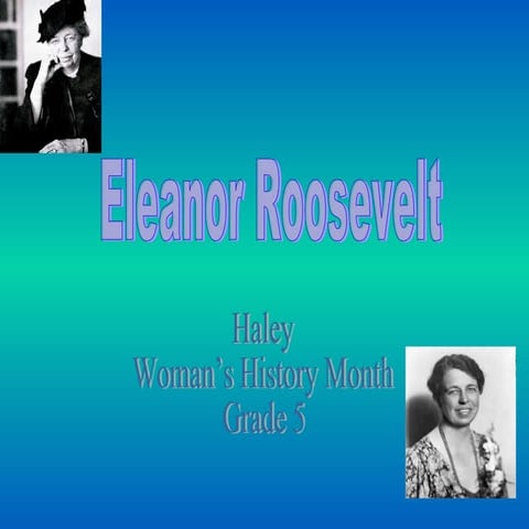 Eleanor Roosevelt Haley
