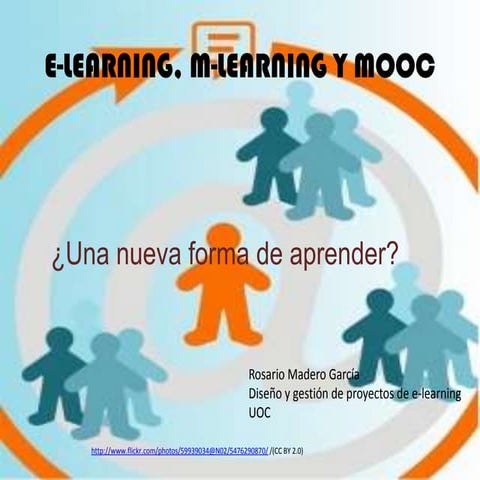 Elearning, mlearning yMOOC