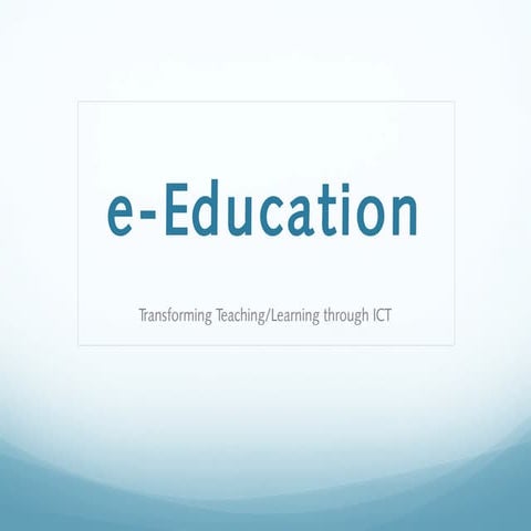 E learning