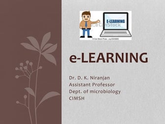 E learning for Medical faculty.