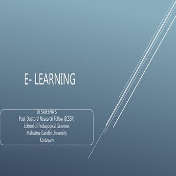 E learning