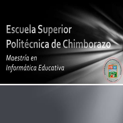 e-Learning Capítulo I