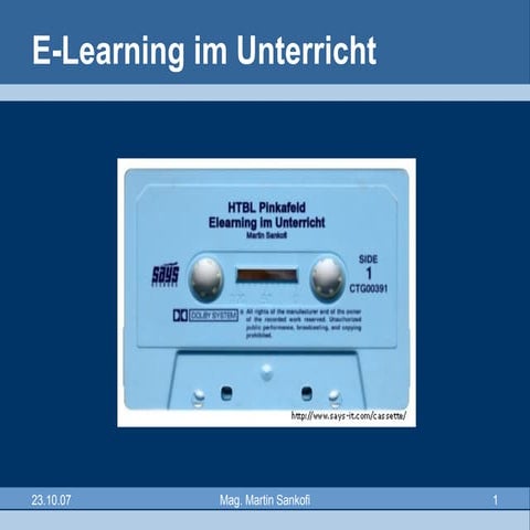 e-learning im Unterricht Pinkafeld