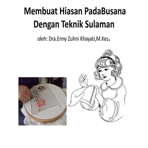 Elearning 1 v membuat tusuk hias  benang dan alat sulam