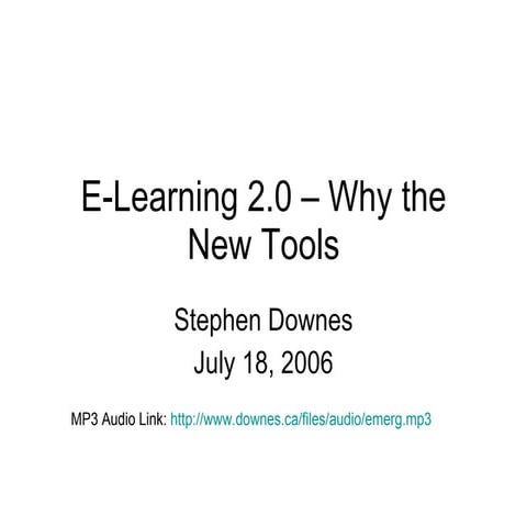 Elearning 2.0