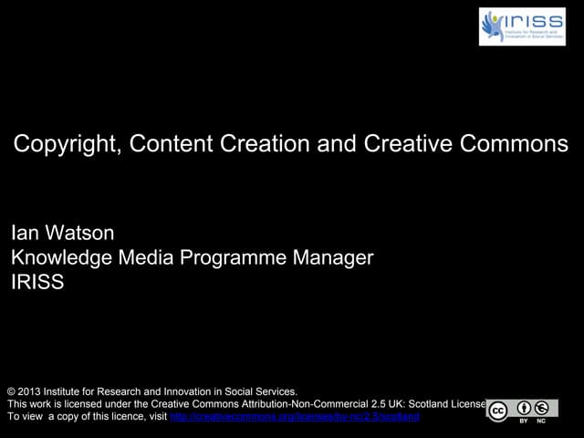 Elearning alliance copyright-creativecommons-nov 2013