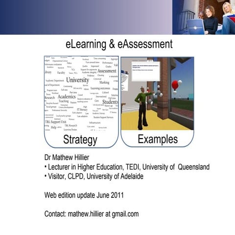 e-Learning and e-assessment examples
