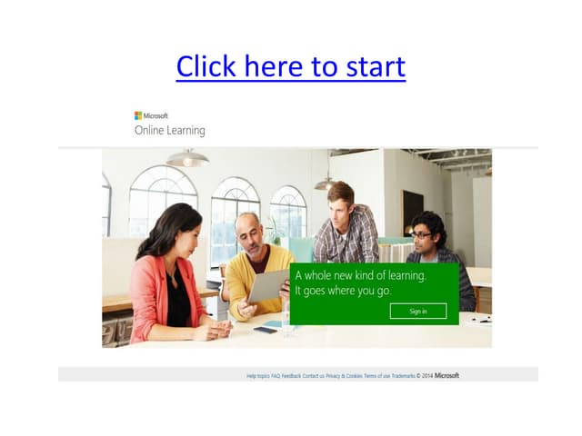 Free eLearning with Microsoft
