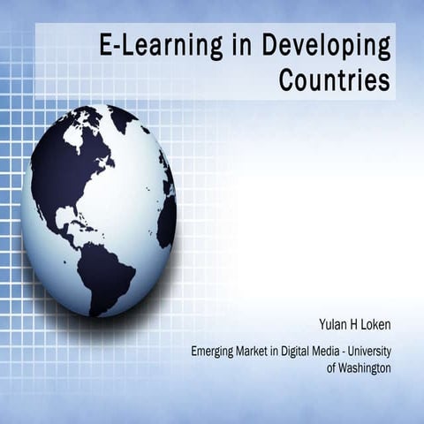 E Learning In Developing Countries